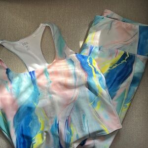 DSG Women's Leggings and Bra Tank Top